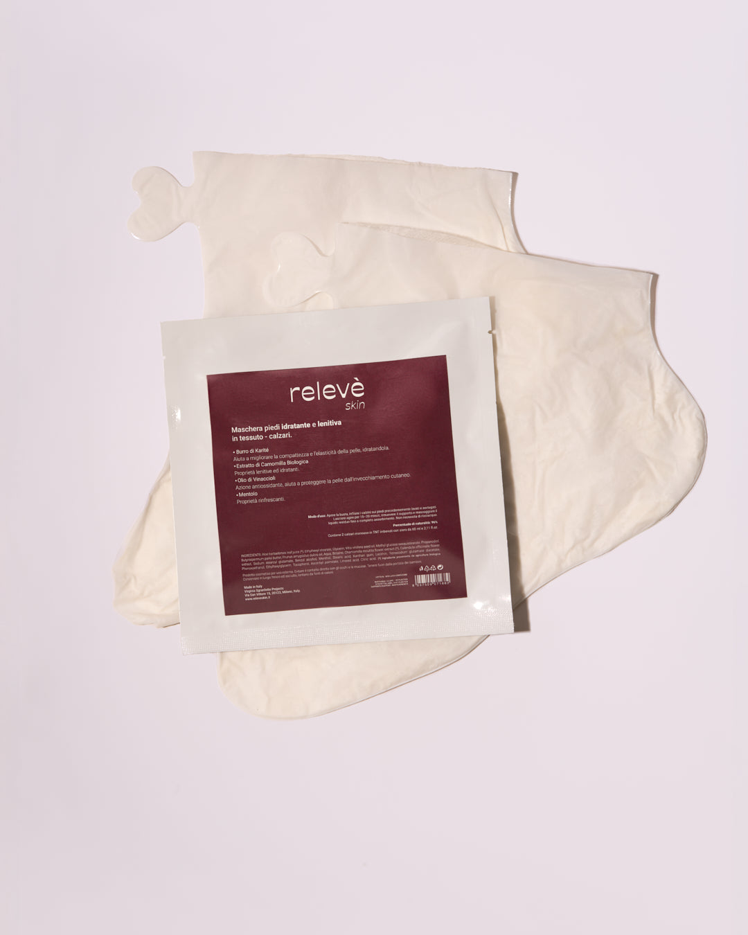 Relevè Foot Recovery Mask - Maschera piedi idratante e lenitiva - Calzari in tessuto